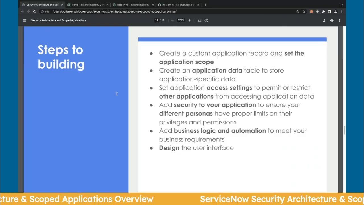 Inside the Barrel - ServiceNow Security Architecture & Scoped Applications Overview