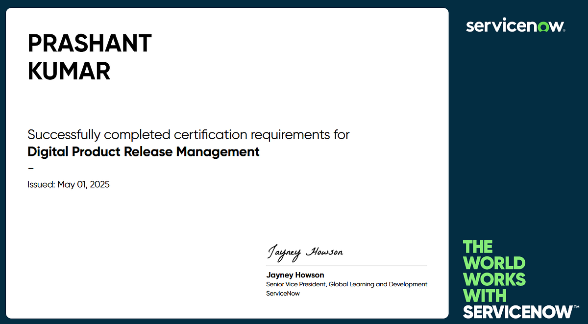 Digital Product Release Management Accreditation