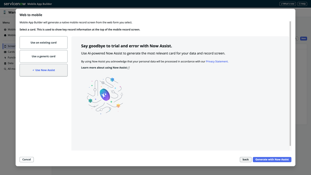 What's new in Now Assist for Creator? Yokohama store 2 (May) release