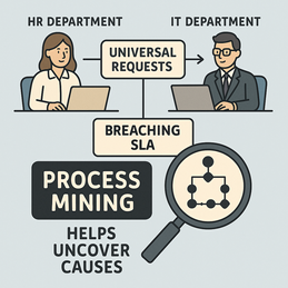 ServiceNow Process Mining analyzes 'Universal Requests' to go beyond departmental silos (HR & IT)