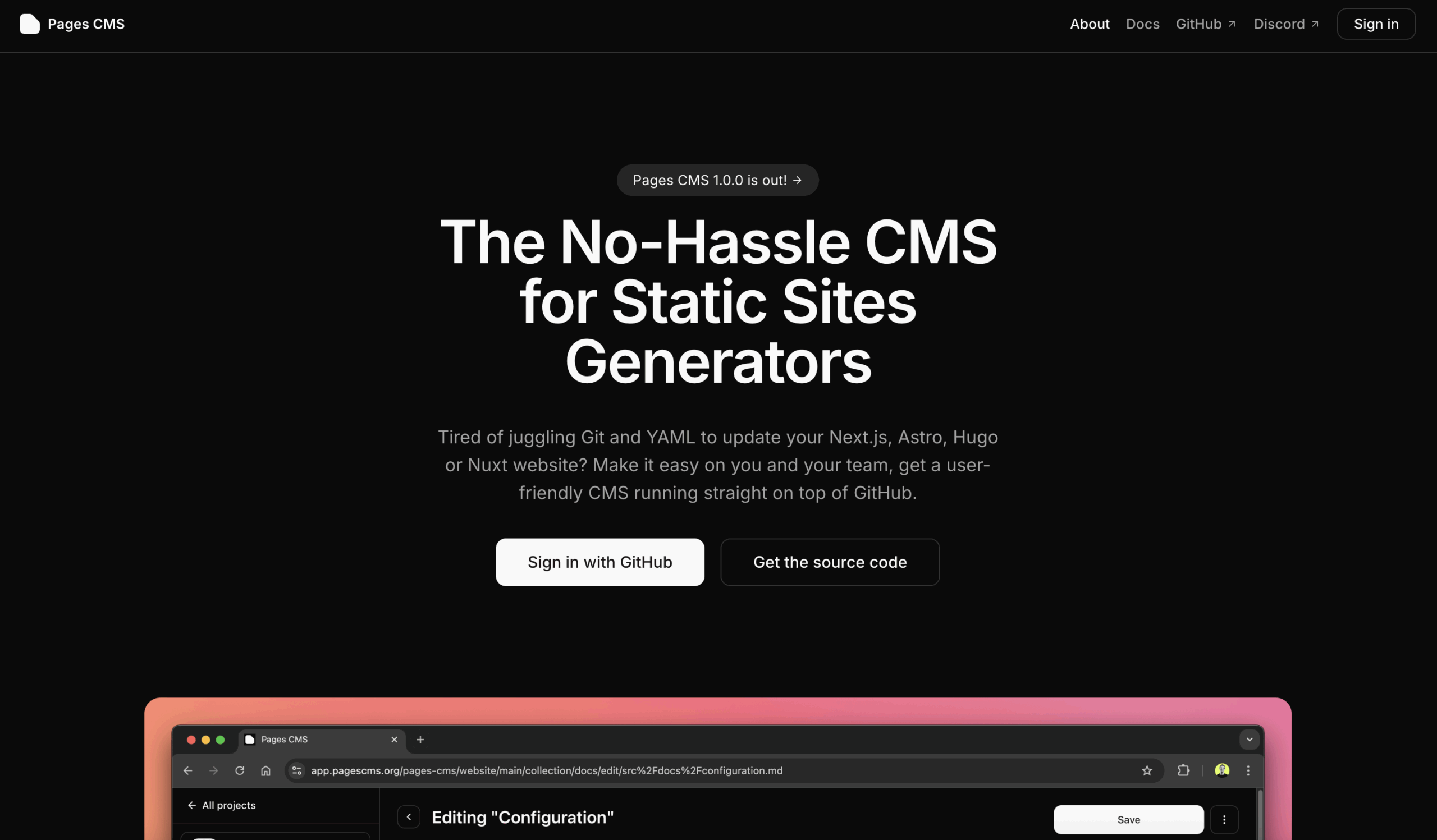 Using Pages CMS for Static Site Content Management
