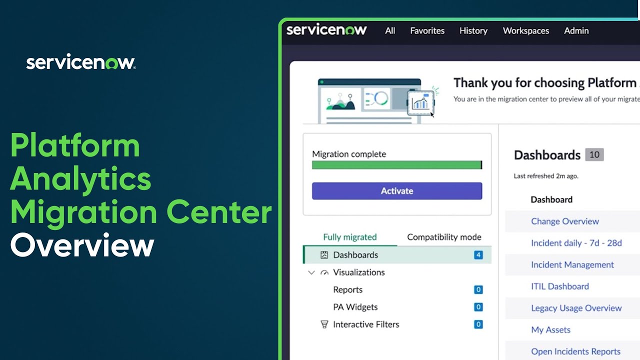 Platform Analytics Migration Center | Overview