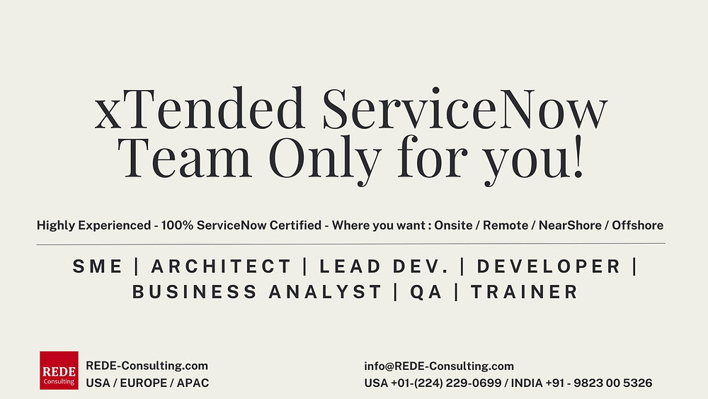 How REDE’s Extended Team of Certified ServiceNow Consultants Helps Global Enterprises Stay Ahead