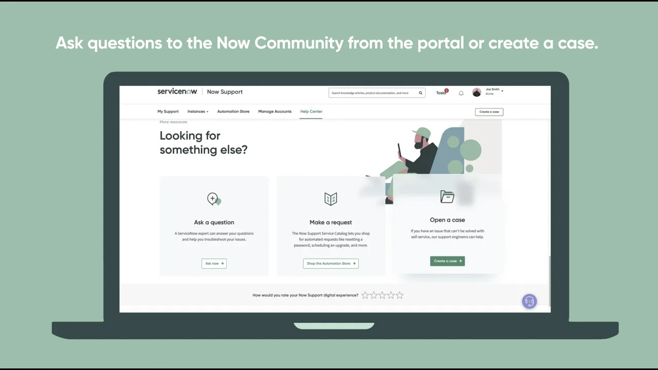 Overview of the Now Support portal