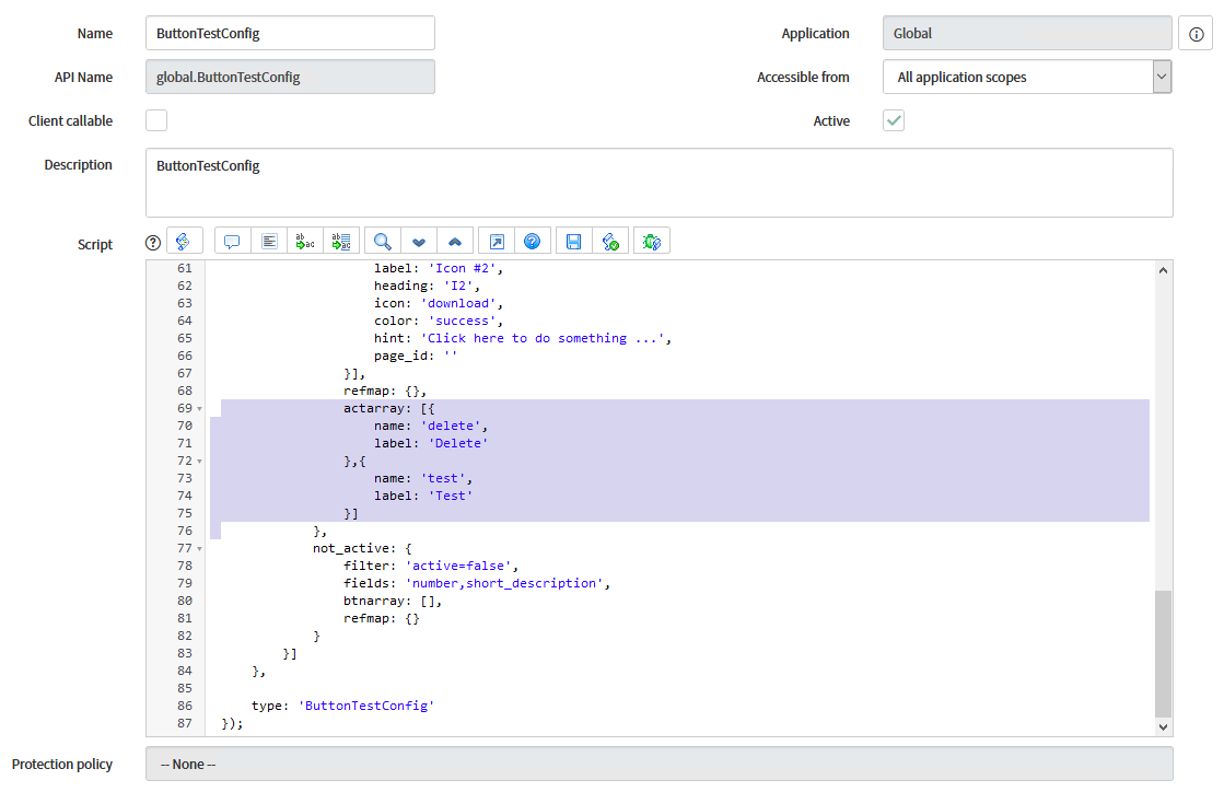 Bulk Actions in the Service Portal Data Table Widget