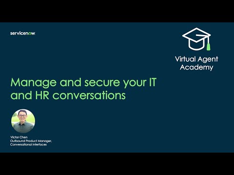 Marrying your IT and HR Virtual Agents - how they can co-exist and still respect boundaries