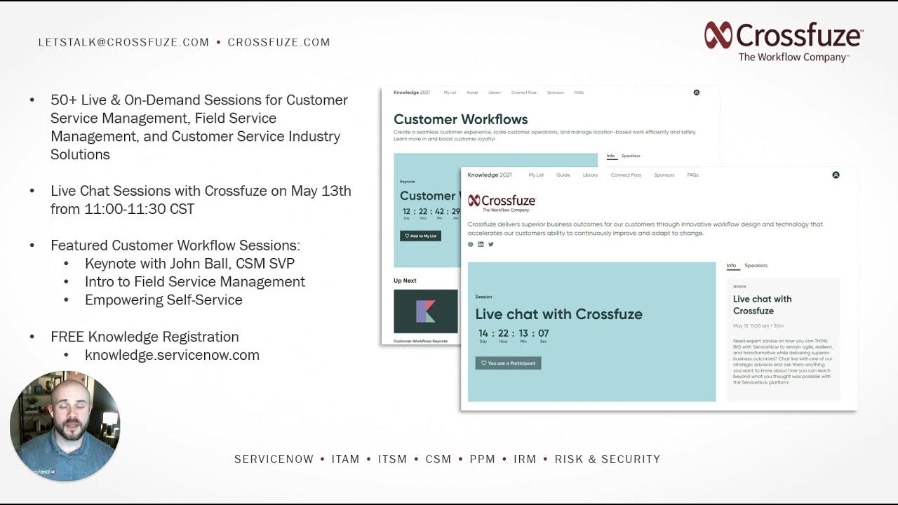 ServiceNow's Knowledge 2021 Customer Workflows