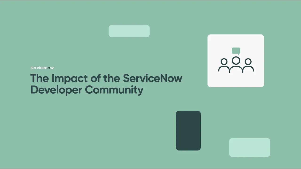 Impact of the ServiceNow Developer Community