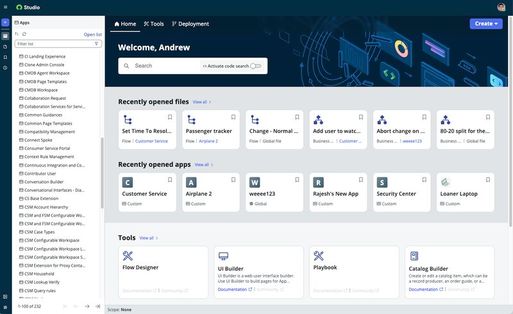 ServiceNow Studio - brand new in Xanadu Store 2.