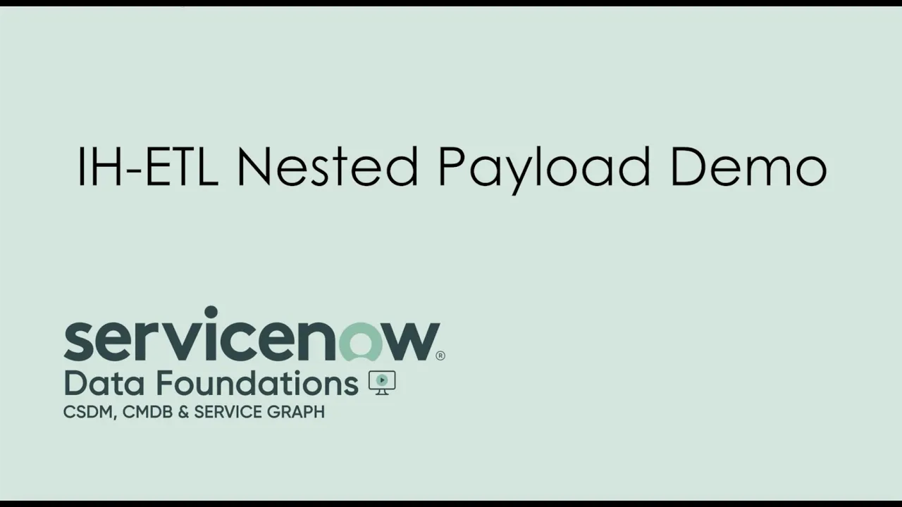 Integration Hub - ETL nested payload feature demo - NEW in Quebec