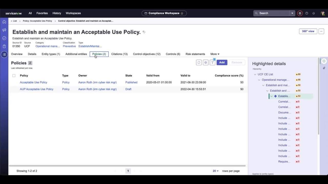 Managing the Policy Lifecycle