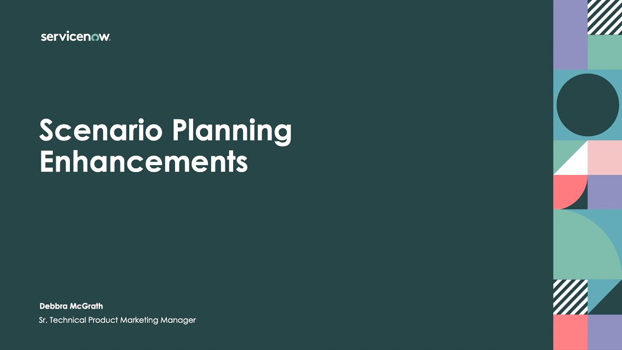 ITBM Scenario Planning Enhancements