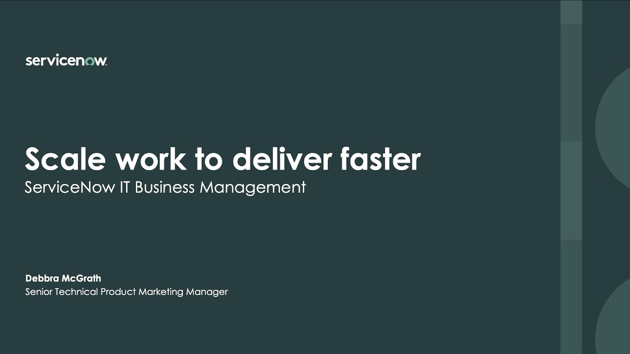 ITBM Scale Work To Deliver Faster