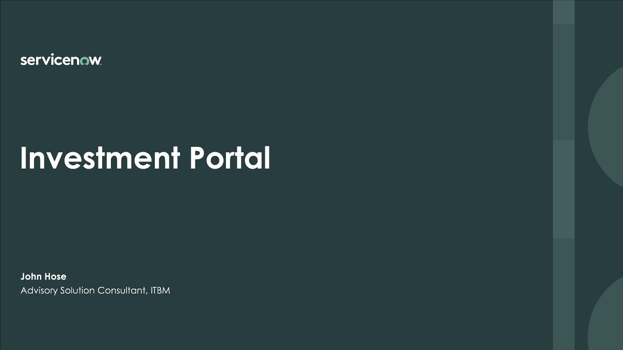 ITBM Investment Portal