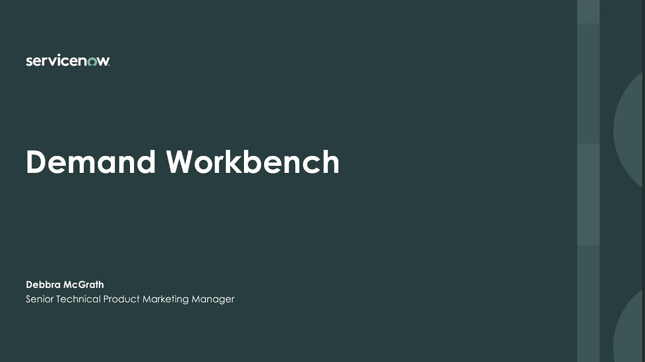 ITBM Demand Workbench