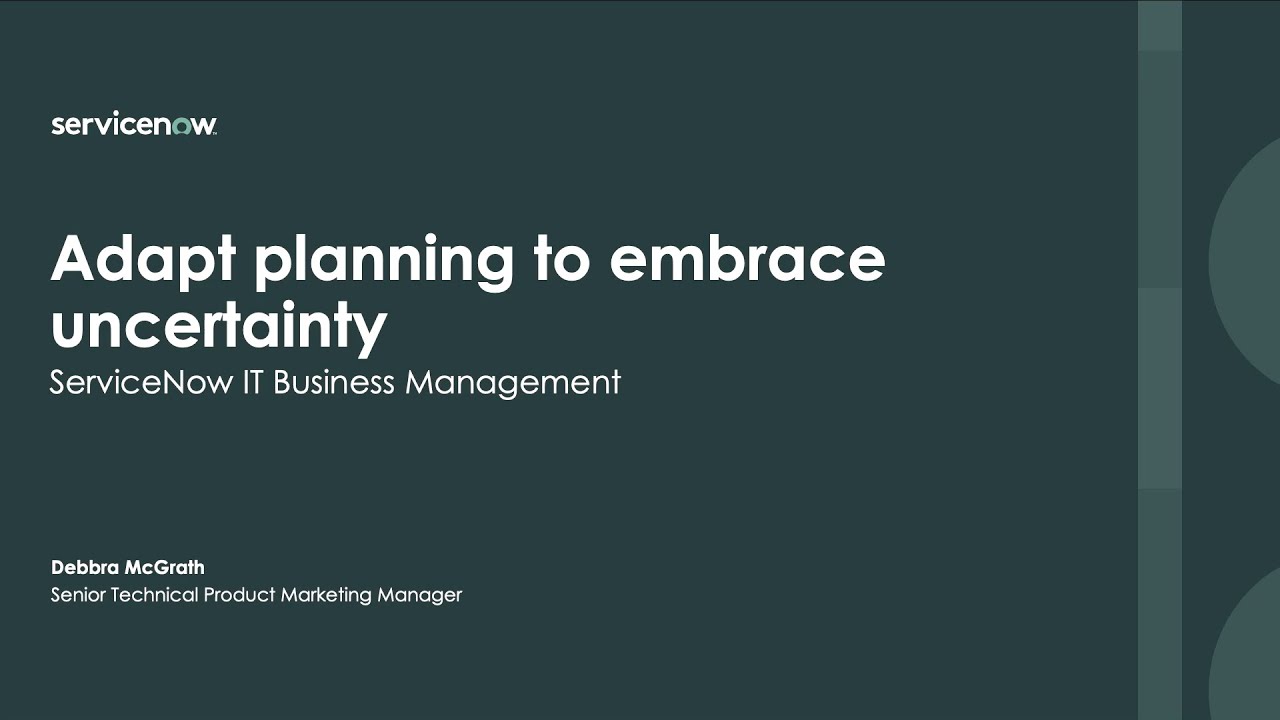 ITBM Adapt Planning To Embrace Uncertainty