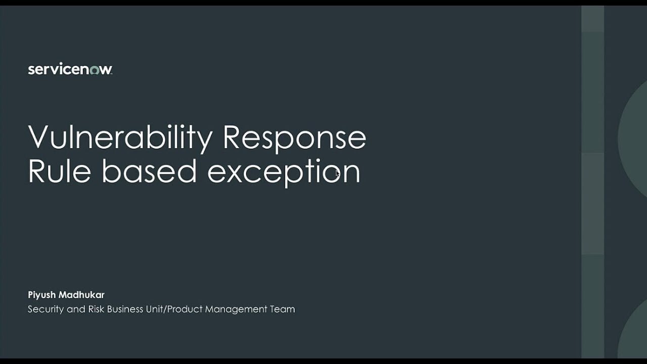 Vulnerable Items: The exception rule