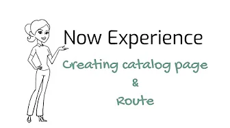 Part 8 - Catalog page & route
