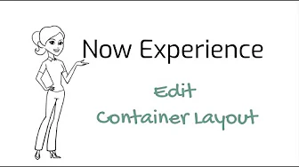 Part 13 - Edit Container Layout