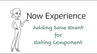 Part 16 - Event to Save Rating