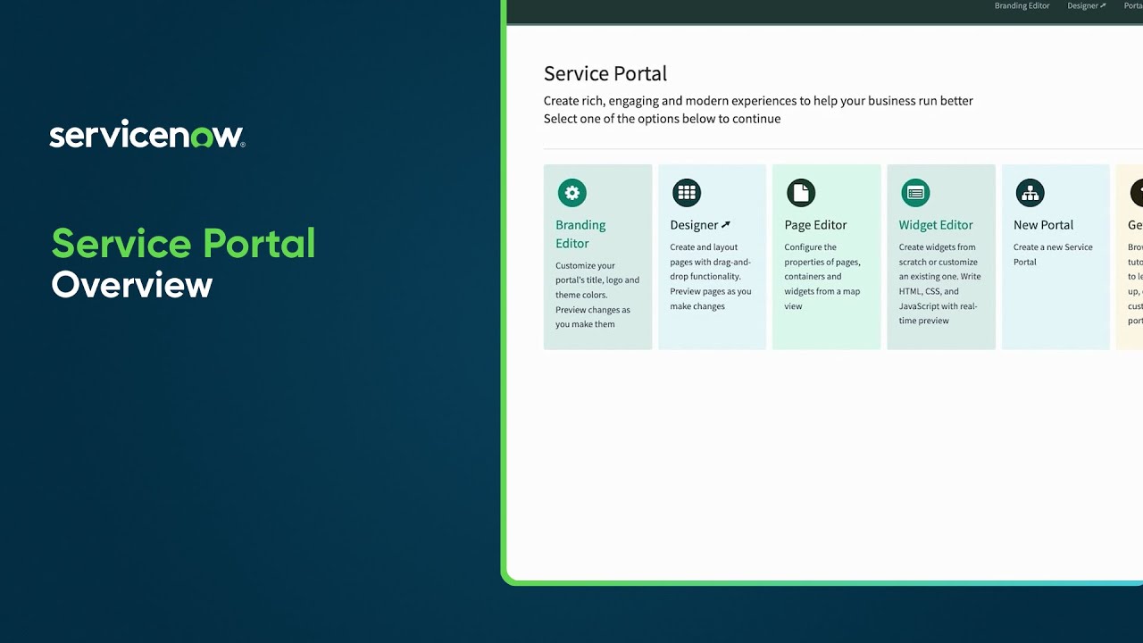 Service Portal | Overview