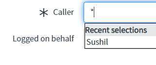 Using asterisk * searches in reference fields