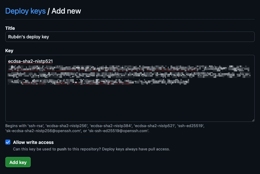 ServiceNow-GitHub: Deploy Keys Setup » Rubén Ferrero