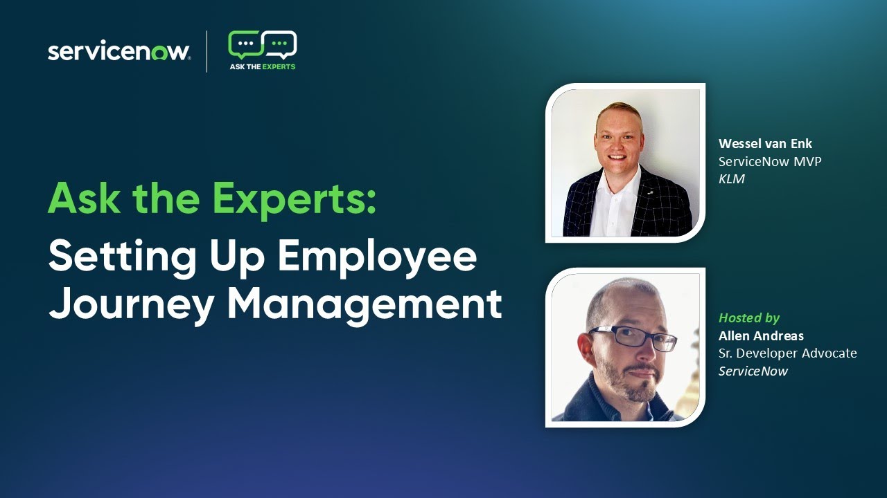 Ask the Experts: Setting Up Employee Journey Management
