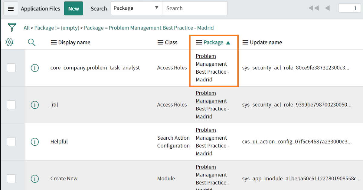 Plugins: how to export the list of plugin files / view application files