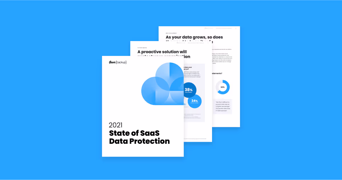 Are You Prepared for Data Loss?: 2021 SaaS Data Protection Report