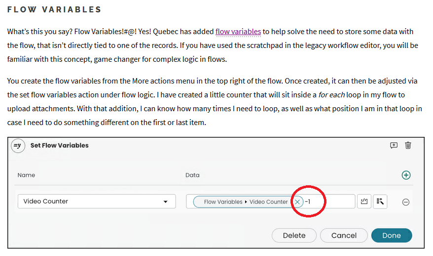 Flow Variables vs. Scratchpad Variables