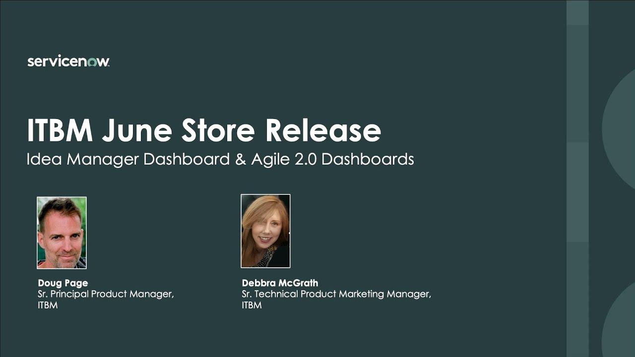 ITBM Idea Manager Dashboard &Agile 2.0 Dashboards