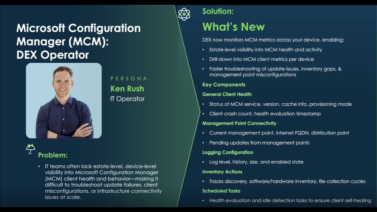 ServiceNow Digital End-user Experience (DEX) Microsoft Configuration Manager (MCM) Demo