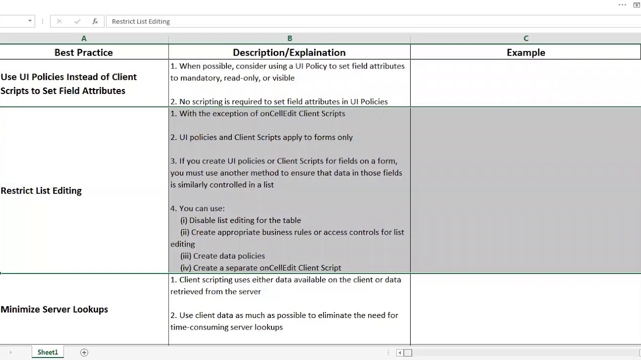 ServiceNow Scripting Best Practices - Part 3