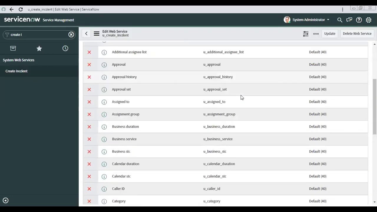 4. ServiceNow Inbound Integration - Import Set REST Web Services