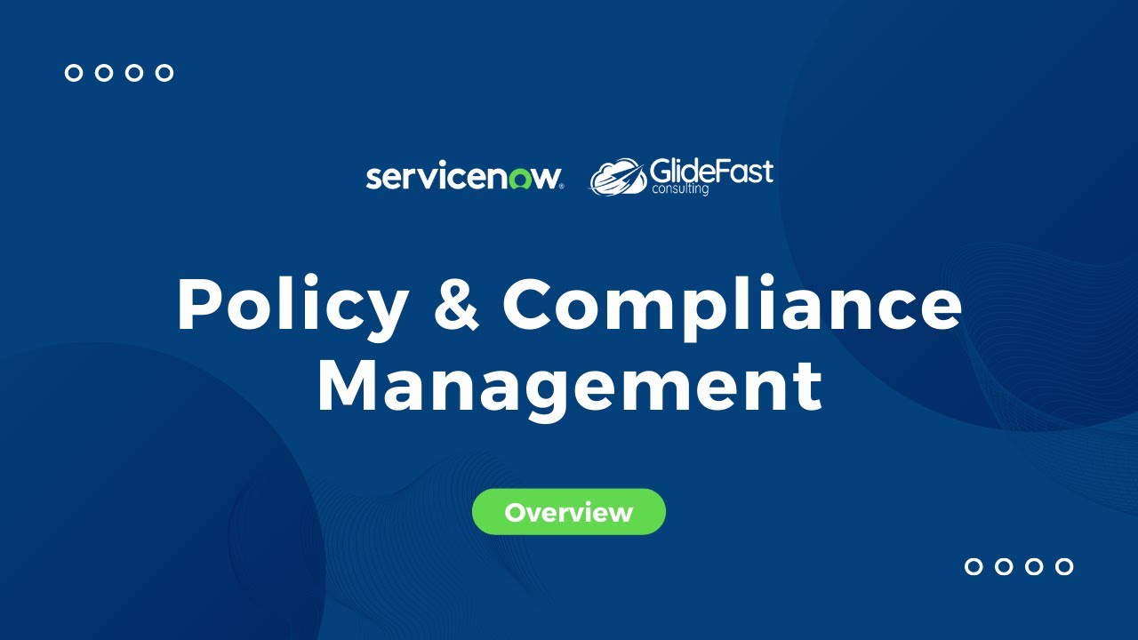 Policy & Compliance Management in ServiceNow | Share The Wealth