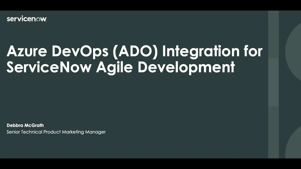 Demo - ITBM Agile Dev and Azure DevOps Integration