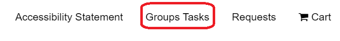 Group tasks widget in Service Portal