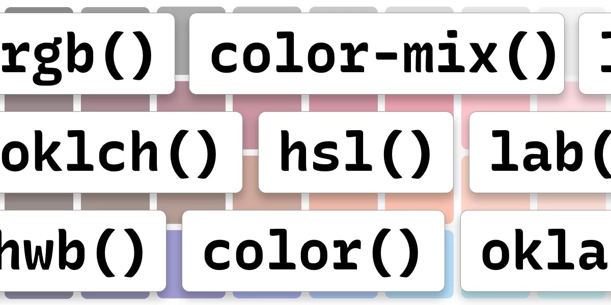 CSS Color Functions