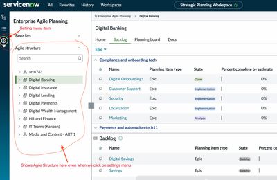 Enterprise Agile Planning - EAP Team record update and breadcrumb issues