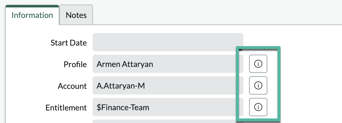 ServiceNow display "i" icon on read only reference fields
