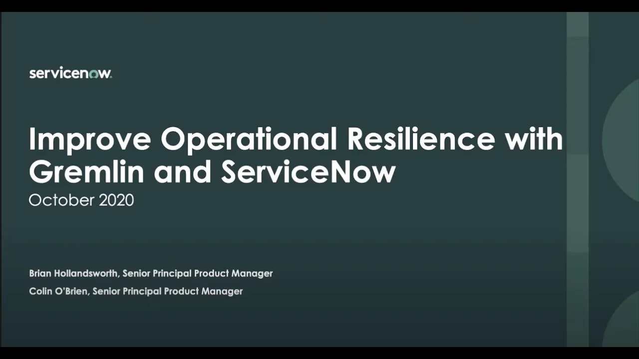 TechByte - Gremlin Chaos Conference Demo