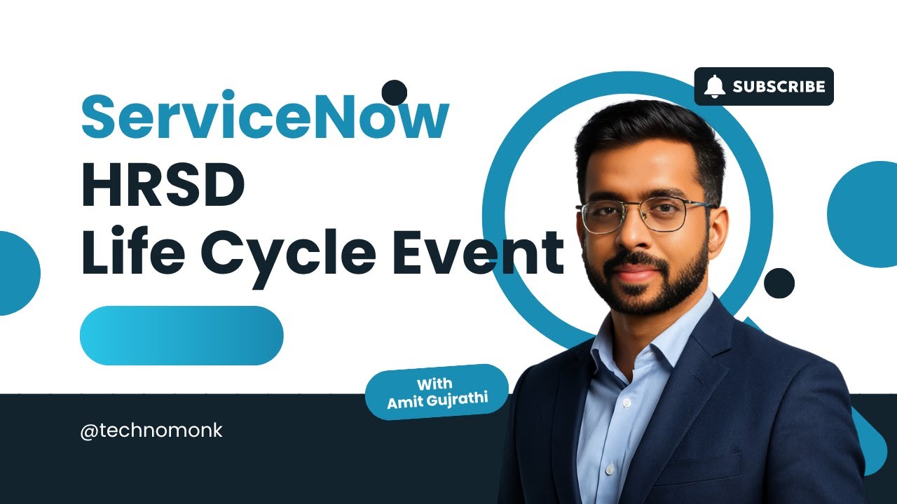 HRSD Lifecycle Events Explained | ServiceNow HRSD Tutorial | Lifecycle Activities & Rescind
