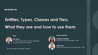 Entity Types, Classes and Tiers for GRC: What they are and how to use them.