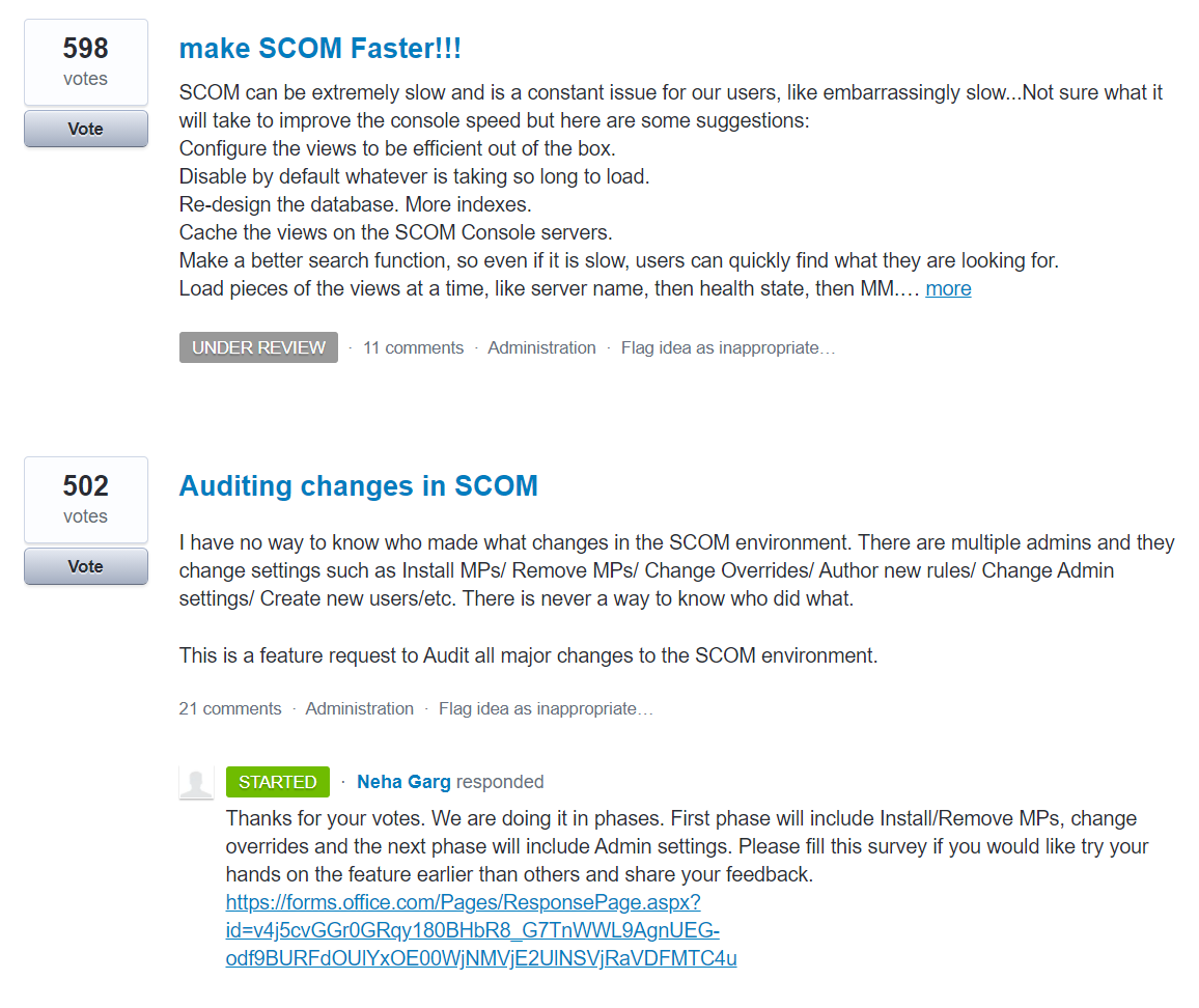 You spoke, Microsoft listened. Ignite 2020 SCOM takeaways