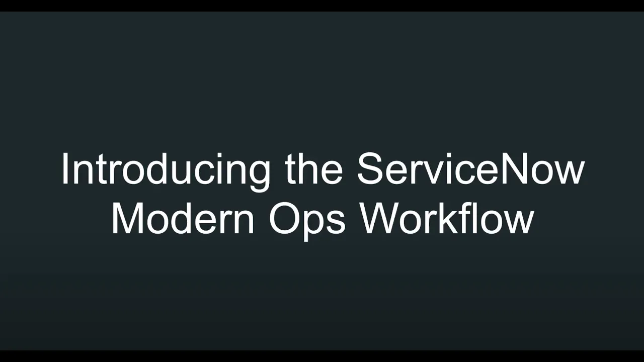 TechByte - Introducing The Modern Ops Workflow for SRE Teams