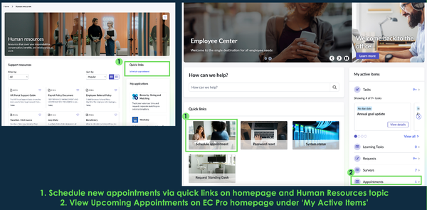 Appointment Booking (Employee Center Pro)