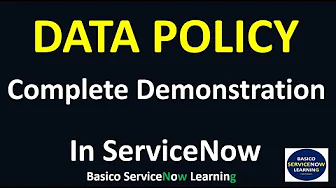 Data Policy in ServiceNow | End to End Implementing Demonstration | UI Policy Vs Data Policy