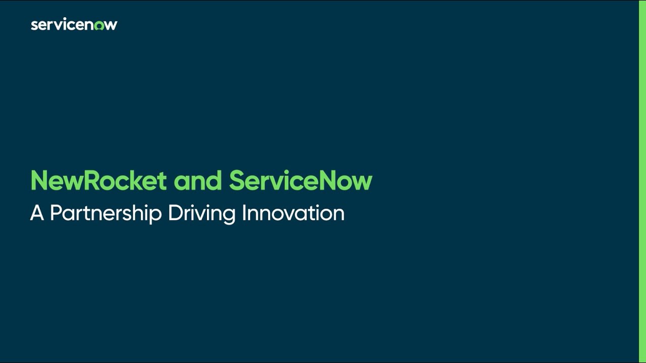 NewRocket and ServiceNow — A Partnership Driving Innovation