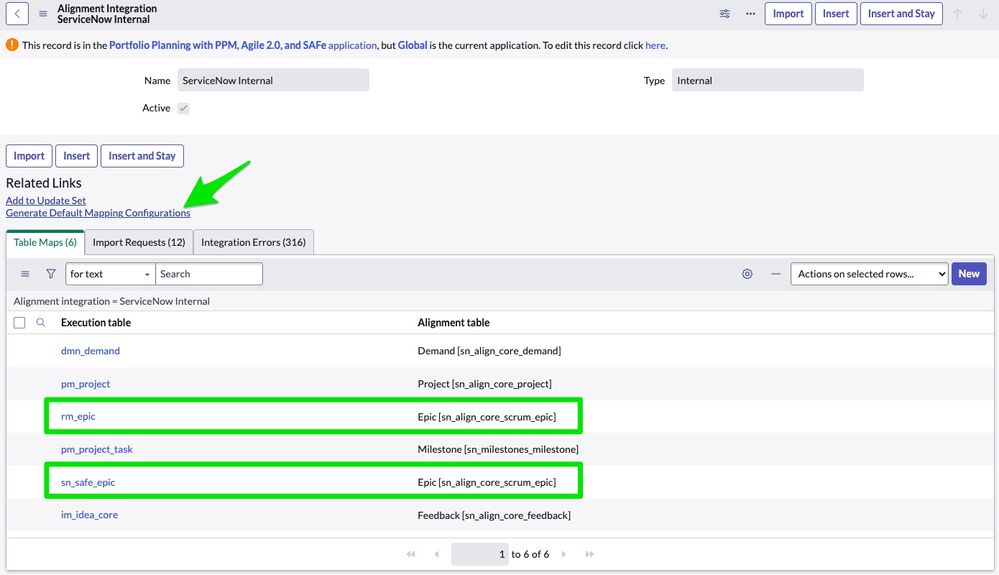 Demand to EAP Item Conversion Configuration